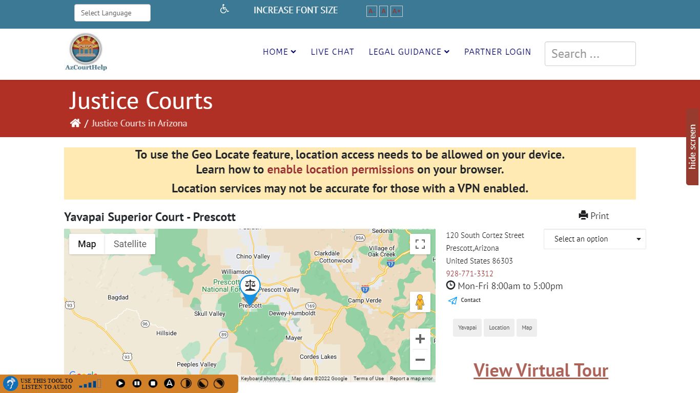 Yavapai Superior Court - Prescott - AzCourtHelp